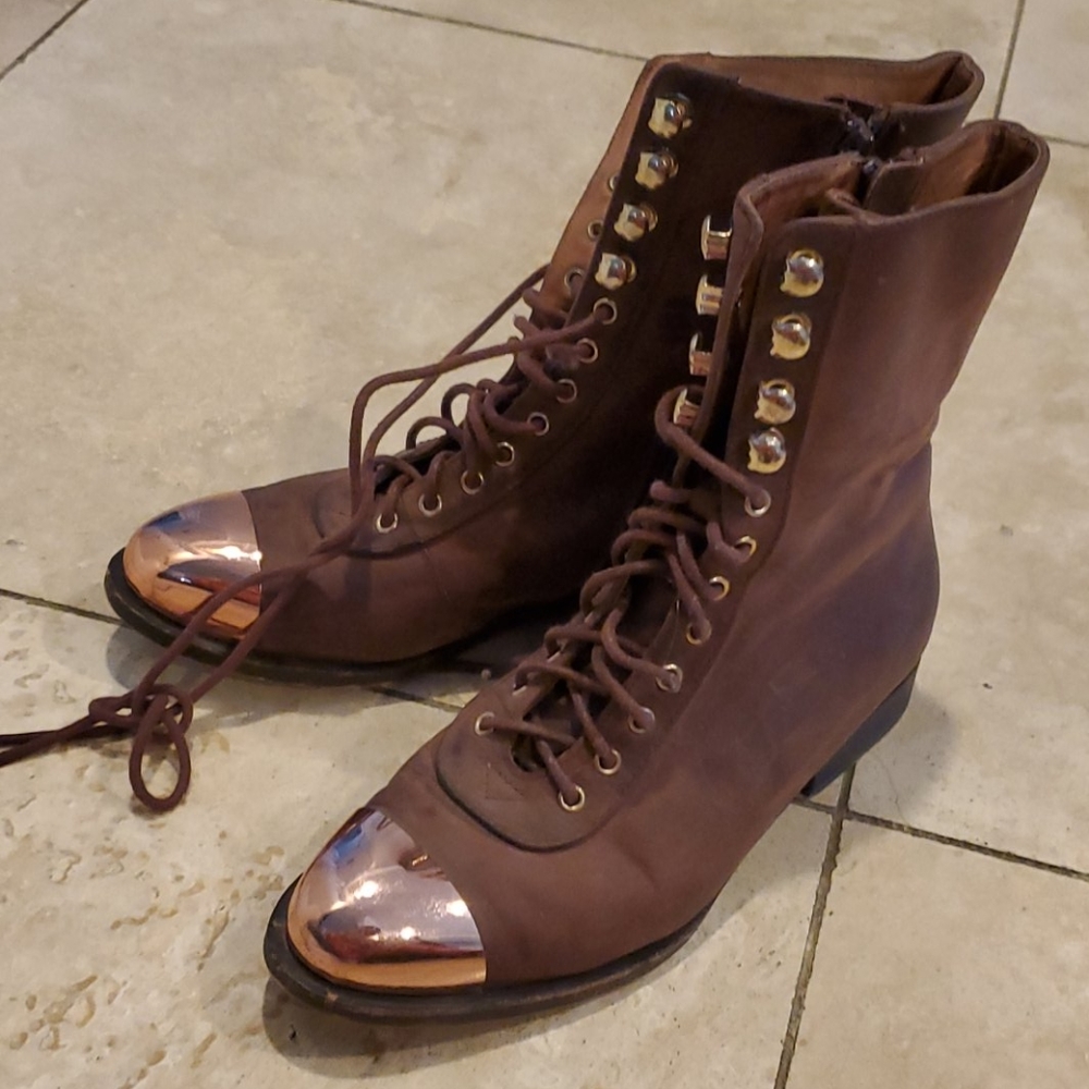 Jeffrey Campbell zorro cap top booties